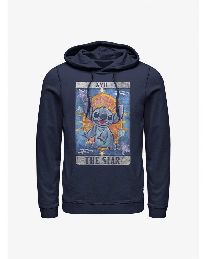 Disney Lilo & Stitch The Star Tarot Card Hoodie $21.10 Hoodies