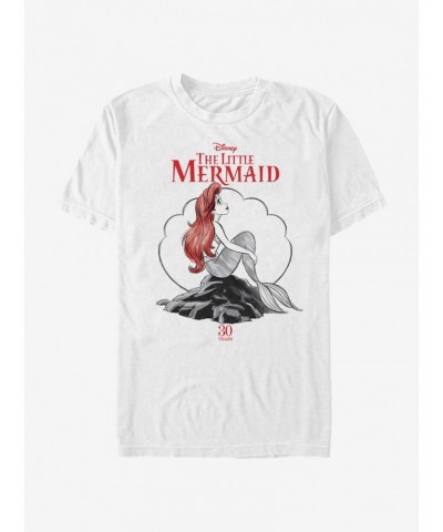 Disney Little Mermaid Sketch Mermaid Anniversary T-Shirt $9.56 T-Shirts