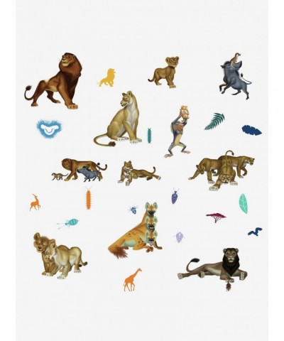 Disney The Lion King Character Peel And Stick Wall Decals $7.16 Decals