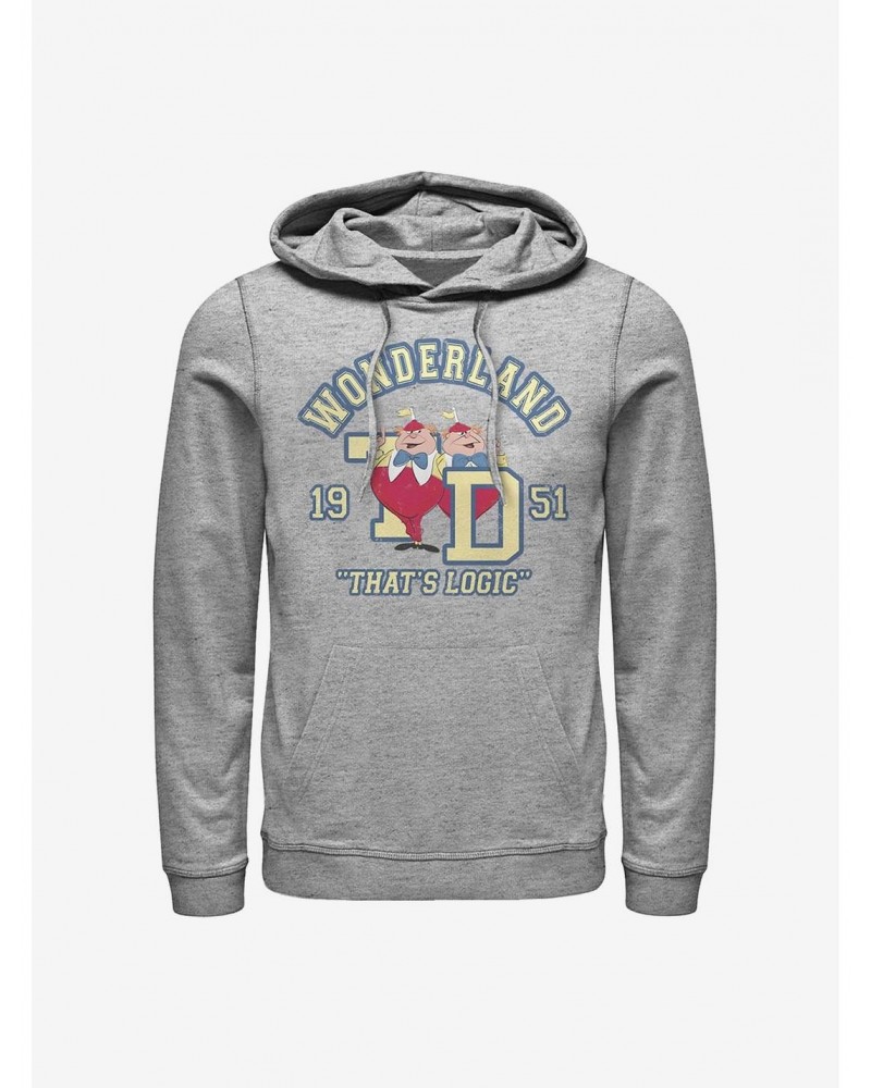 Disney Alice In Wonderland Tweedle Collegiate Hoodie $19.31 Hoodies