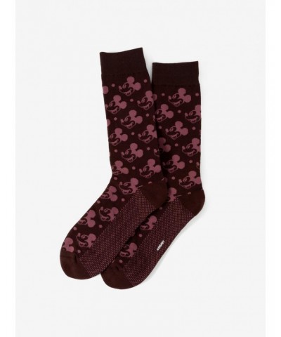 Disney Mickey Mouse Mickey Dot Red Sock $9.35 Socks