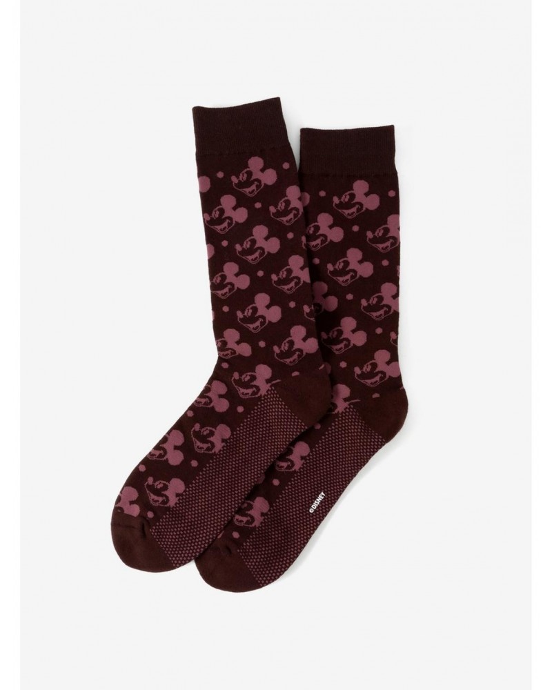 Disney Mickey Mouse Mickey Dot Red Sock $9.35 Socks