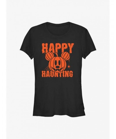 Disney Mickey Mouse Happy Haunting Girls T-Shirt $7.47 T-Shirts