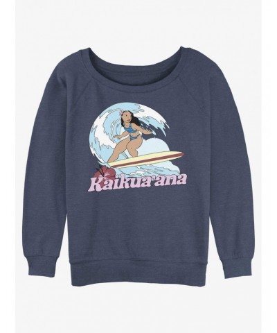 Disney Lilo & Stitch Hawaiian Sister Nani Girls Slouchy Sweatshirt $12.18 Sweatshirts