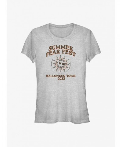 Disney The Nightmare Before Christmas Summer Fear Fest Jack Girls T-Shirt $12.20 T-Shirts