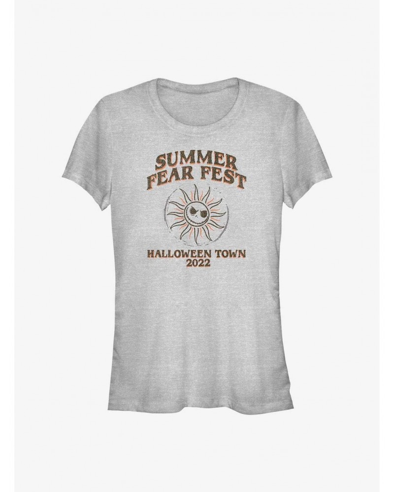 Disney The Nightmare Before Christmas Summer Fear Fest Jack Girls T-Shirt $12.20 T-Shirts