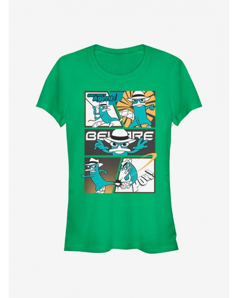 Disney Phineas And Ferb Agent P Box Up Girls T-Shirt $12.45 T-Shirts