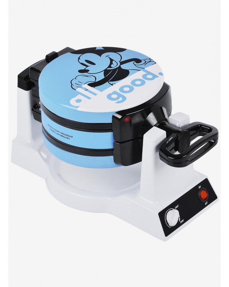 Disney Mickey Mouse And Minnie Mouse Double Flip Waffle Maker $47.95 Makers