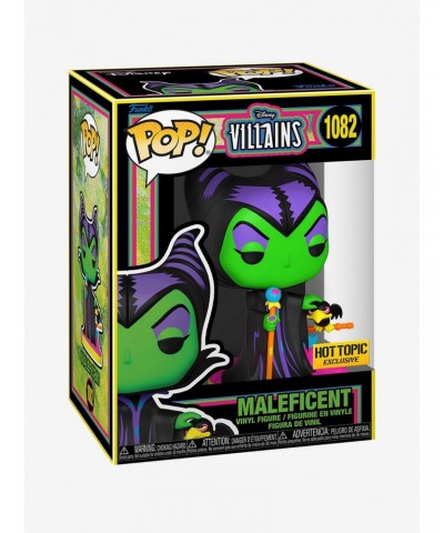 Disney Villains Pop! Maleficent (Blacklight) Vinyl Figure $5.07 T-Shirts