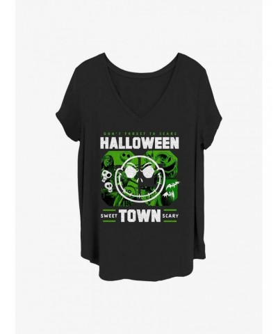 Disney The Nightmare Before Christmas Halloweentown Girls T-Shirt Plus Size $9.25 T-Shirts