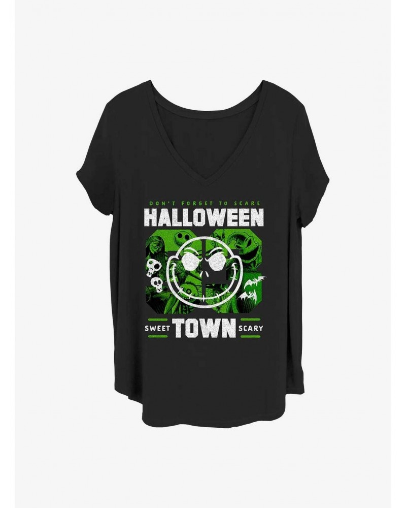 Disney The Nightmare Before Christmas Halloweentown Girls T-Shirt Plus Size $9.25 T-Shirts