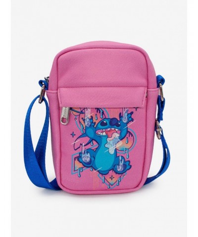 Disney Lilo & Stitch Sliding In Space Crossbody $11.49 Crossbody