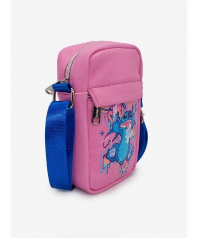 Disney Lilo & Stitch Sliding In Space Crossbody $11.49 Crossbody