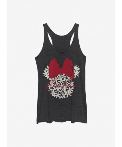 Disney Minnie Mouse Floral Minnie Girls Tank $9.07 Tanks