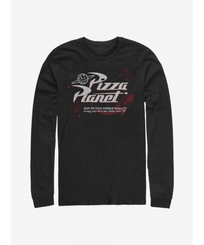 Disney Pixar Toy Story Retro Pizza Planet Long-Sleeve T-Shirt $9.87 T-Shirts