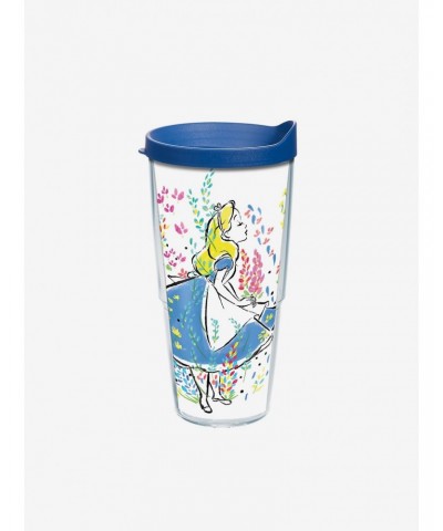 Disney Alice In Wonderland Floral 24oz Classic Tumbler With Lid $9.62 Tumblers