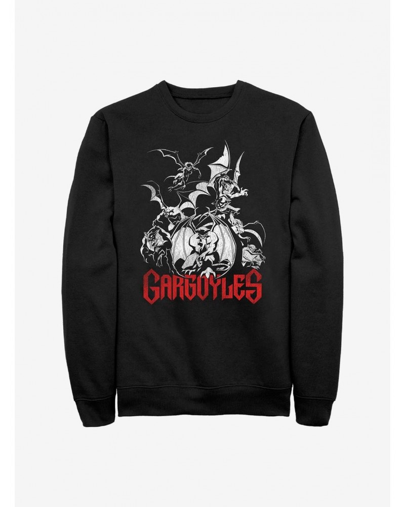 Disney Gargoyles Group Crew Sweatshirt $12.92 Sweatshirts