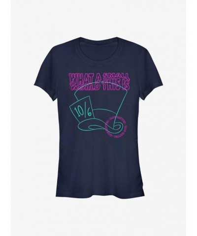 Disney Alice In Wonderland What A Small World This Is Girls T-Shirt $10.96 T-Shirts