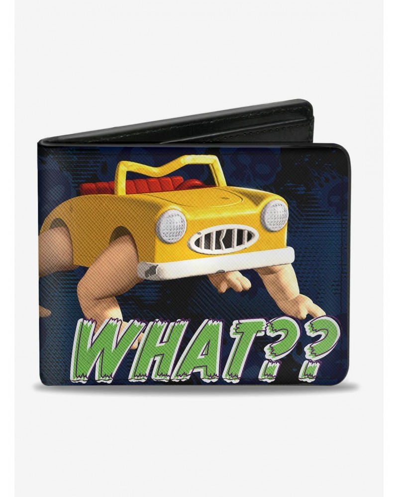 Disney Pixar Toy Story Walking Car and Sids Flaming Skull Bifold Wallet $8.99 Wallets