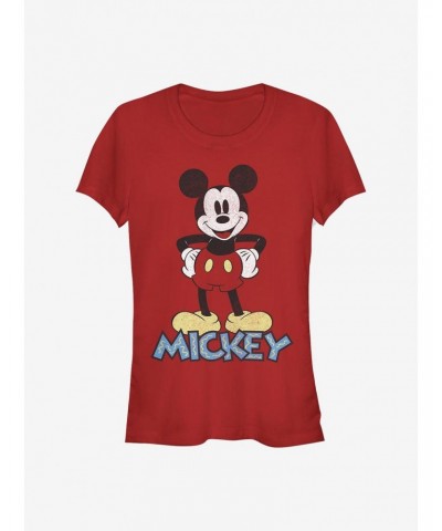 Disney Mickey Mouse 90's Mickey Girls T-Shirt $9.21 T-Shirts