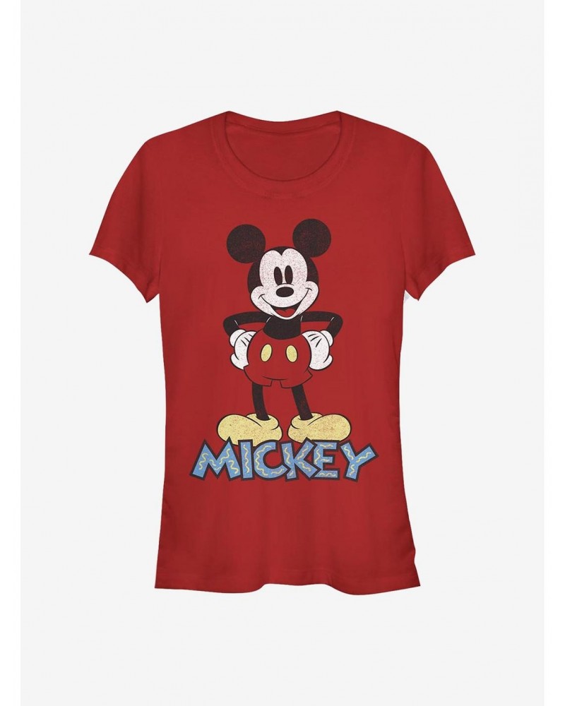 Disney Mickey Mouse 90's Mickey Girls T-Shirt $9.21 T-Shirts