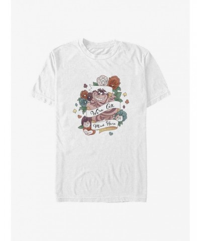 Disney Alice in Wonderland Cheshire Mad Here Banner Tattoo Big & Tall T-Shirt $10.47 T-Shirts