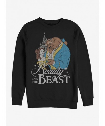 Disney Beauty And The Beast Bb Classic Crew Sweatshirt $12.92 Sweatshirts