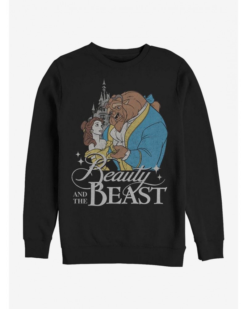 Disney Beauty And The Beast Bb Classic Crew Sweatshirt $12.92 Sweatshirts