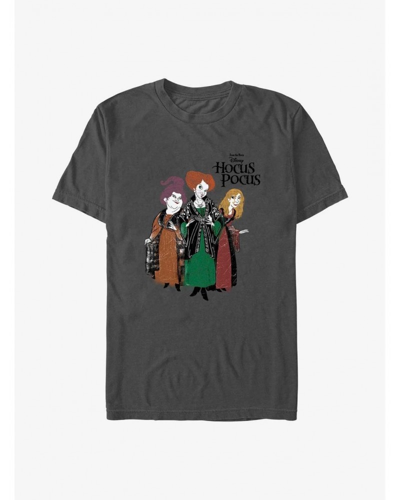 Disney Hocus Pocus Mary, Winnie, and Sarah Logo T-Shirt $7.41 T-Shirts