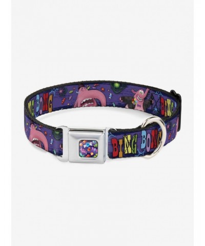 Disney Pixar Inside Out Bing Bong Poses Seatbelt Buckle Pet Collar $8.72 Pet Collars