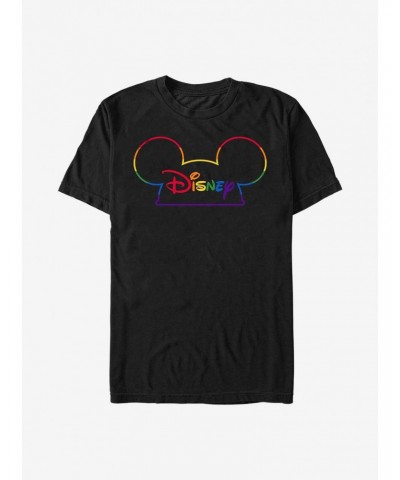 Disney Mickey Mouse Rainbow Pride Mouse Ears T-Shirt $10.76 T-Shirts