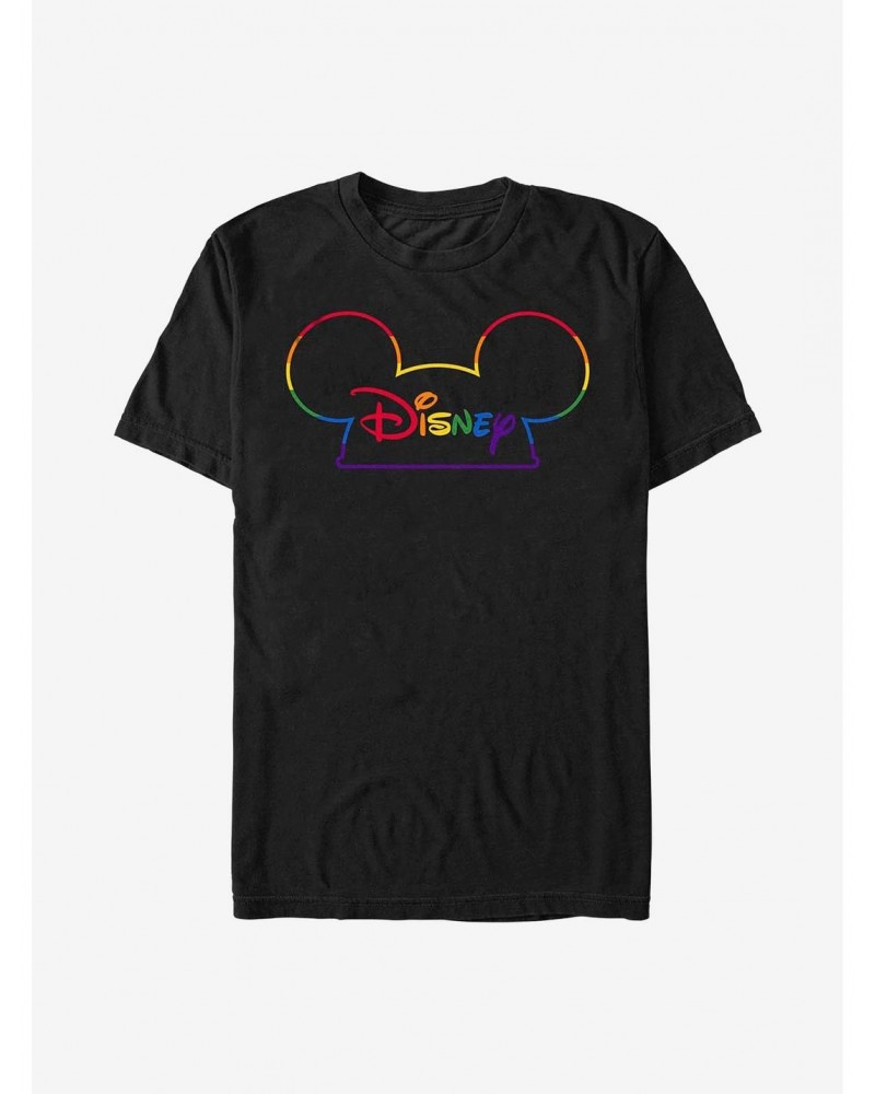 Disney Mickey Mouse Rainbow Pride Mouse Ears T-Shirt $10.76 T-Shirts