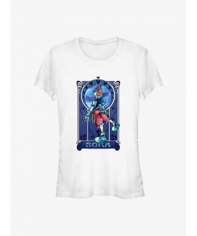 Kingdom Hearts Sora Nouveau Girls T-Shirt $7.72 T-Shirts