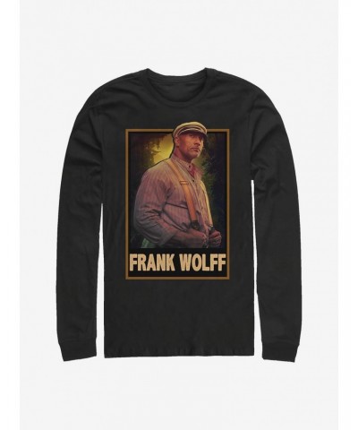 Disney Jungle Cruise Frank Wolff Hero Shot Long-Sleeve T-Shirt $14.48 T-Shirts