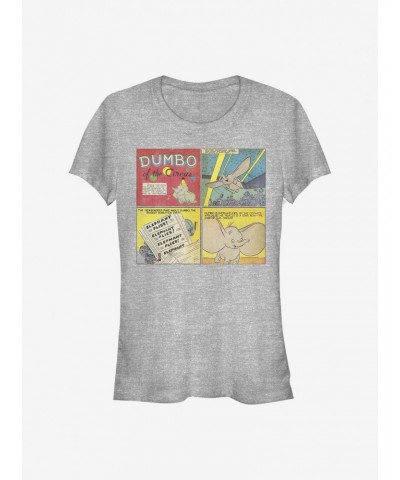 Disney Dumbo Comic Panel Girls T-Shirt $9.46 T-Shirts