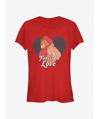 Disney The Lion King Feel The Love Girls T-Shirt $9.46 T-Shirts