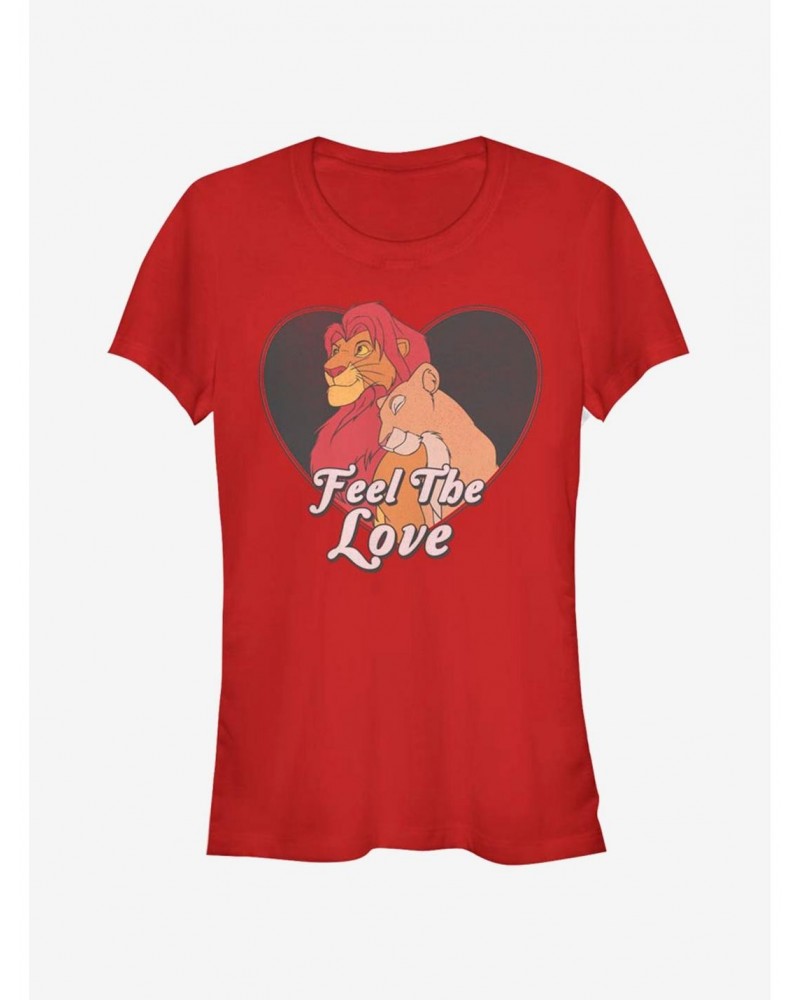 Disney The Lion King Feel The Love Girls T-Shirt $9.46 T-Shirts