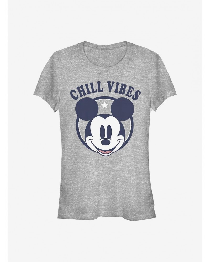 Disney Mickey Mouse Chill Vibes Girls T-Shirt $10.71 T-Shirts