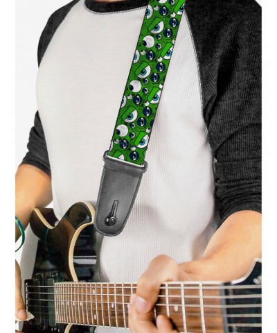 Disney Pixar Monsters Inc. Eye Collage Weathered Guitar Strap $10.21 Guitar Straps