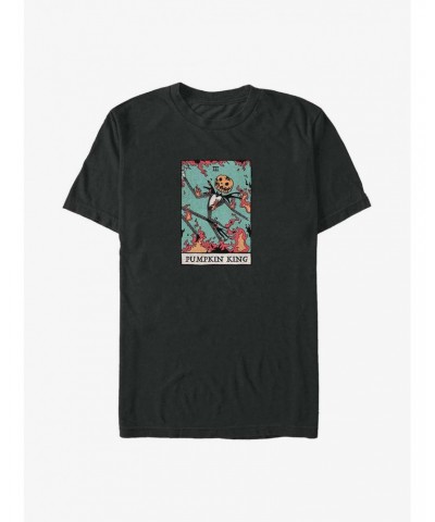 Disney The Nightmare Before Christmas Jack Pumpkin King Card Big & Tall T-Shirt $12.86 T-Shirts