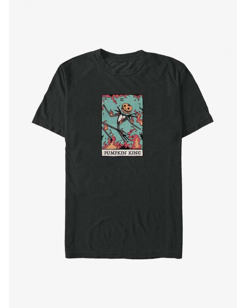 Disney The Nightmare Before Christmas Jack Pumpkin King Card Big & Tall T-Shirt $12.86 T-Shirts