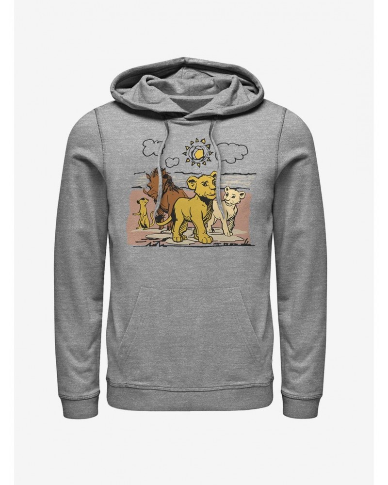 Disney The Lion King 2019 Hakuna Group Hoodie $13.47 Hoodies