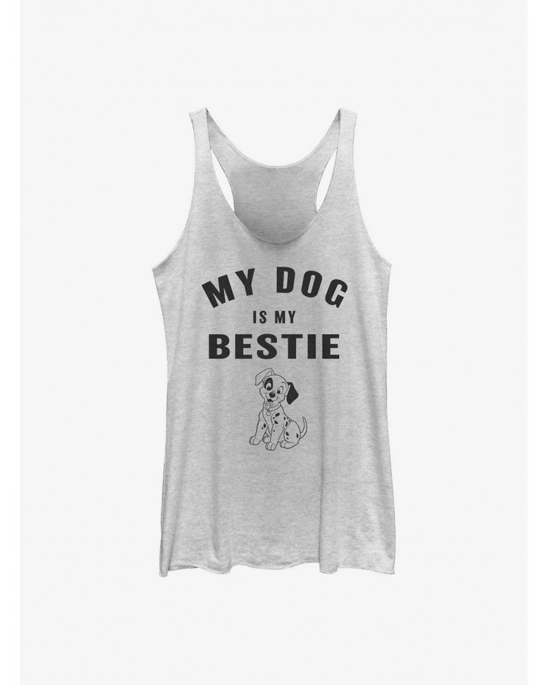 Disney 101 Dalmatians Patch Is My Bestie Girls Tank $9.32 Tanks