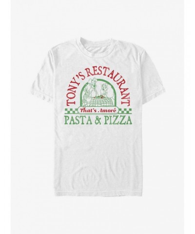 Disney Lady And The Tramp Tony's Restaurant Pasta & Pizza T-Shirt $7.65 T-Shirts