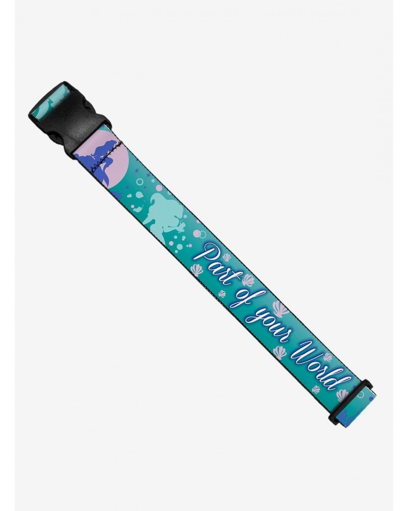 Disney The Little Mermaid Silhouette Scenes Part Of Your World Luggage Strap $8.36 Luggage Strap