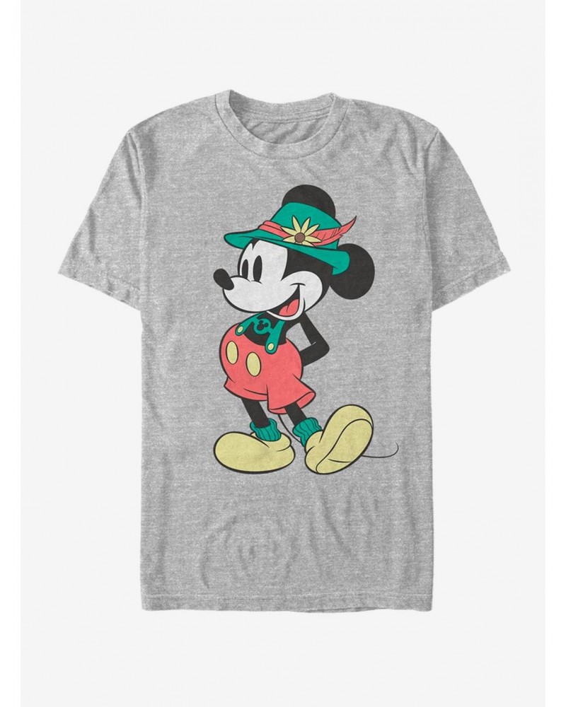 Disney Mickey Mouse Lederhosen Basics T-Shirt $7.17 T-Shirts