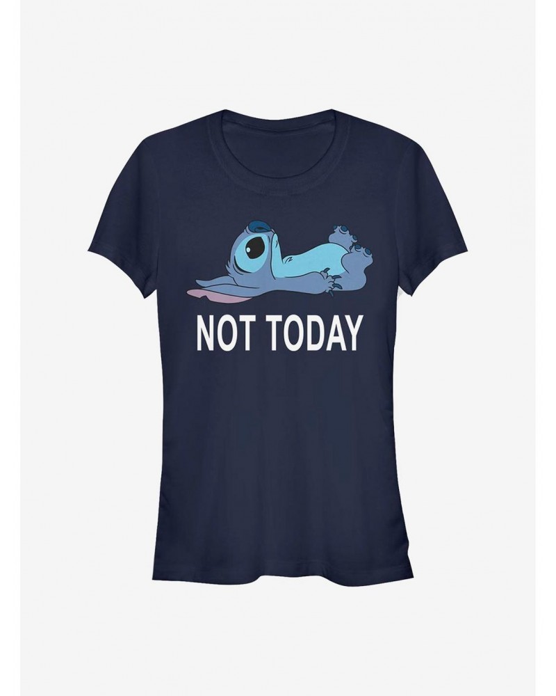 Disney Lilo & Stitch Not Today Girls T-Shirt $10.46 T-Shirts