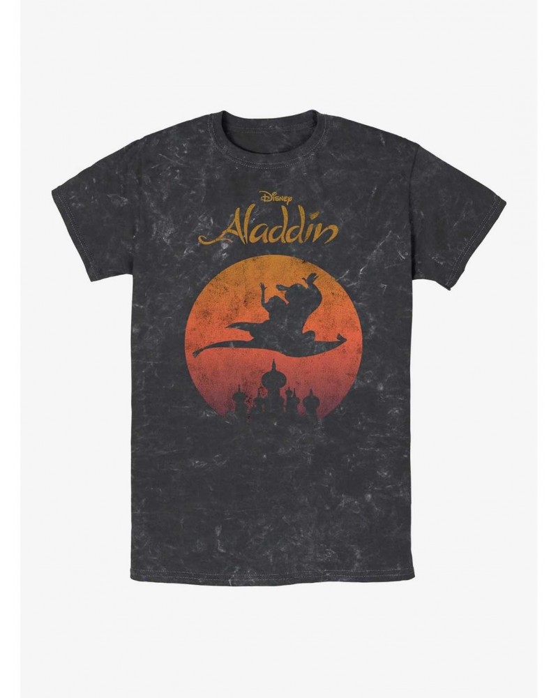 Disney Aladdin Flying High Mineral Wash T-Shirt $11.14 T-Shirts