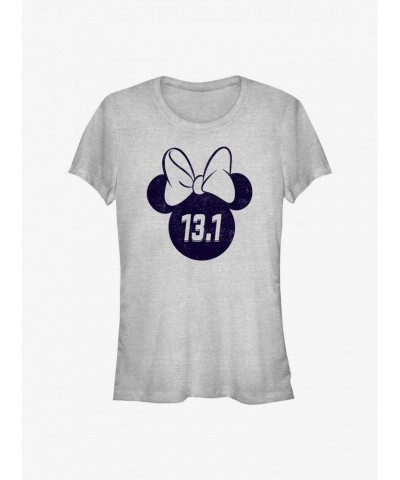 Disney Minnie Mouse 13.1 Half Marathon Ears Girls T-Shirt $8.22 T-Shirts