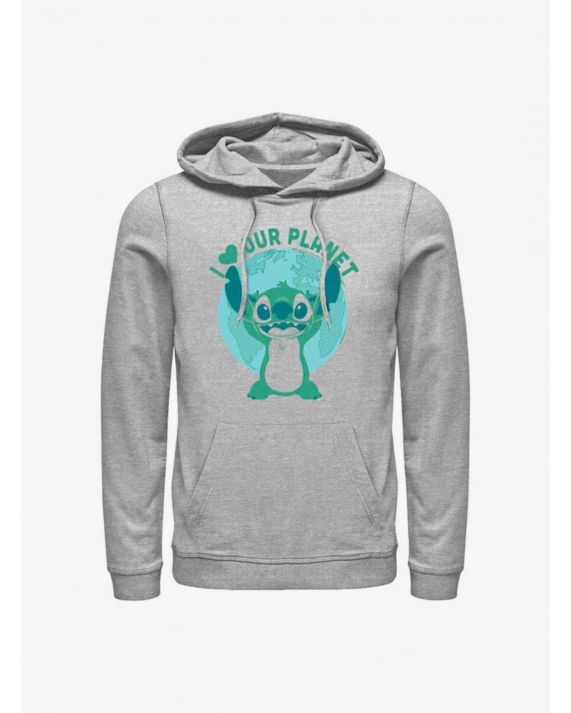 Disney Lilo & Stitch Love Our Planet Hoodie $20.65 Hoodies